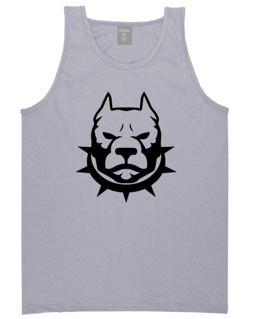 Pitbull Dad Mens Tank Top Shirt - Image 3