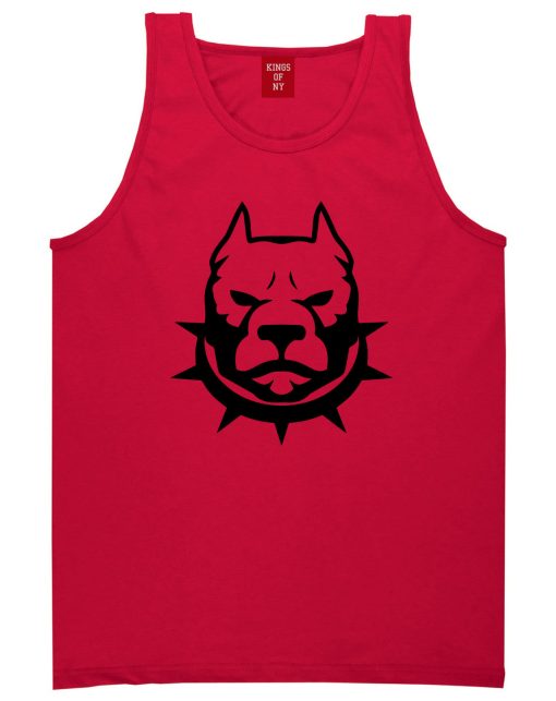 Pitbull Dad Mens Tank Top Shirt - Image 4