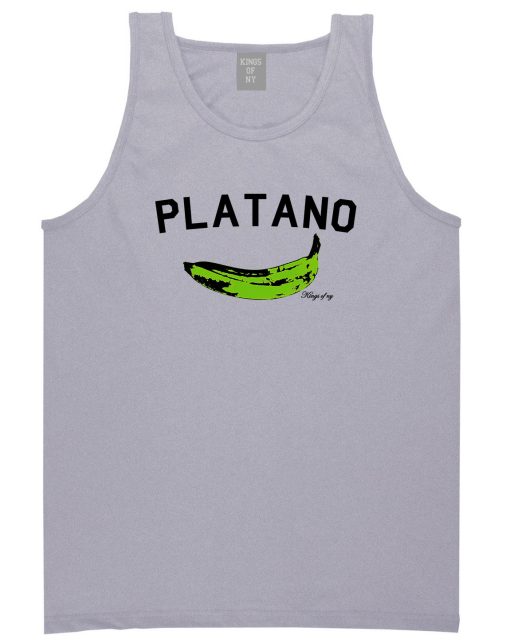 Platano Dominican Artwork DR Mens Tank Top Shirt - Image 3