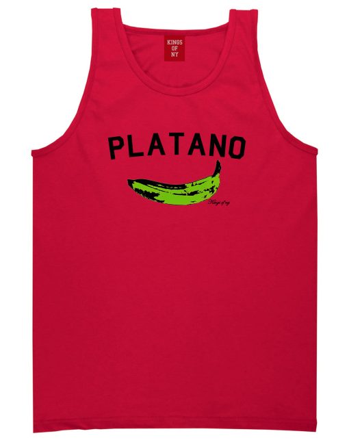 Platano Dominican Artwork DR Mens Tank Top Shirt - Image 4