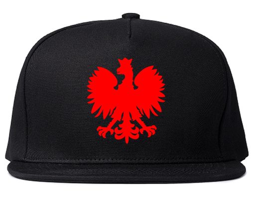 Poland Eagle Polish Pride Polska Chest Mens Snapback Hat