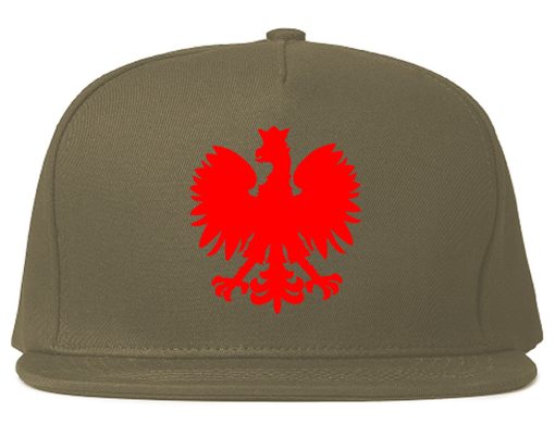 Poland Eagle Polish Pride Polska Chest Mens Snapback Hat - Image 3