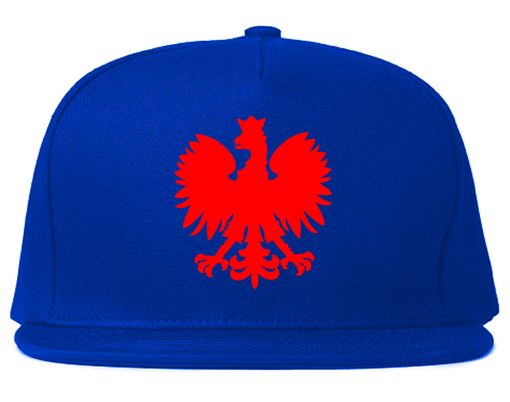Poland Eagle Polish Pride Polska Chest Mens Snapback Hat - Image 5