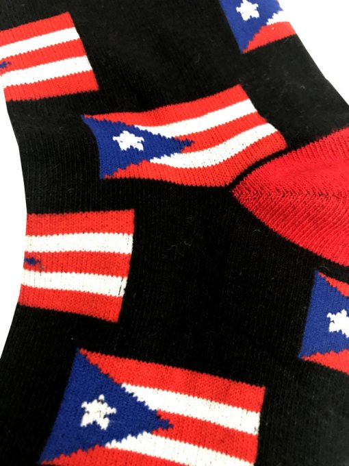 Puerto Rico Flag Mens Crew Socks - Image 2