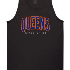 Queens Blue Orange Mens Tank Top Shirt