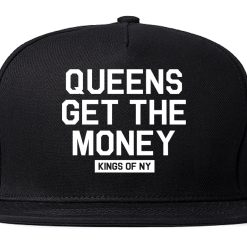 Queens Get The Money Mens Snapback Hat