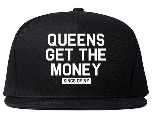 Queens Get The Money Mens Snapback Hat