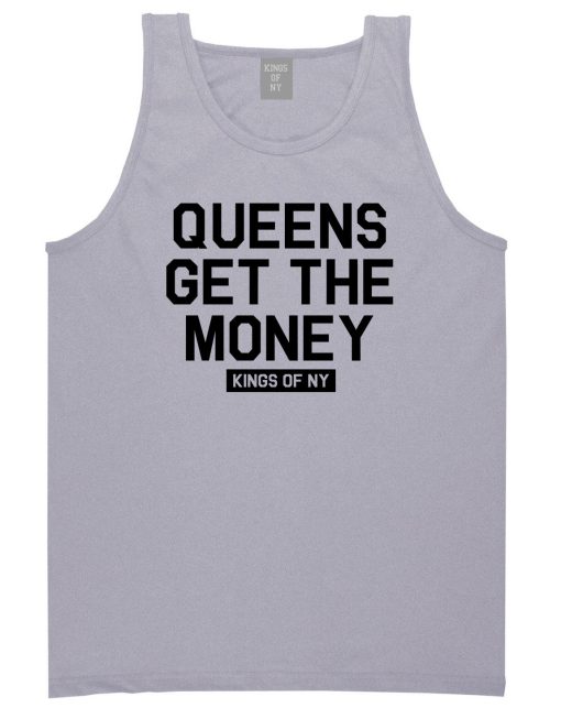 Queens Get The Money Mens Tank Top Shirt - Image 3