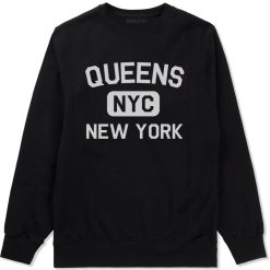 Queens Gym NYC New York Mens Crewneck Sweatshirt