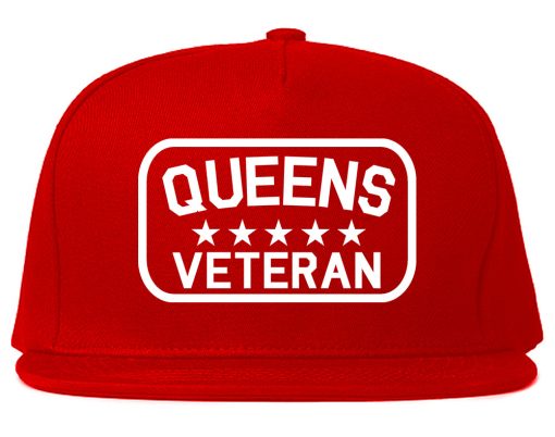 Queens Veteran Mens Snapback Hat - Image 4
