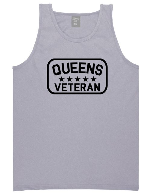 Queens Veteran Mens Tank Top Shirt - Image 3