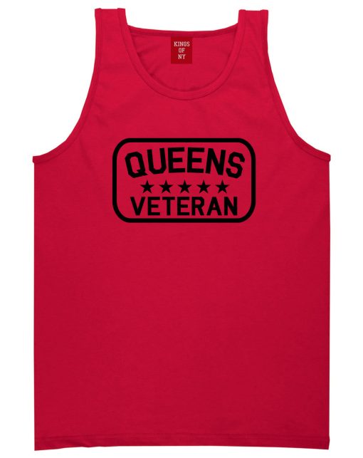 Queens Veteran Mens Tank Top Shirt - Image 4