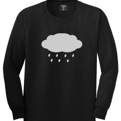 Rain Cloud Mens Long Sleeve T-Shirt