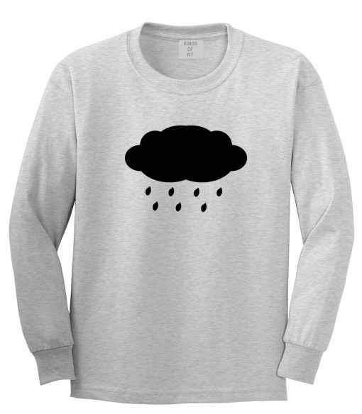 Rain Cloud Mens Long Sleeve T-Shirt - Image 3