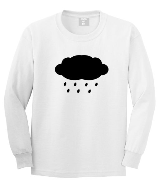 Rain Cloud Mens Long Sleeve T-Shirt - Image 2