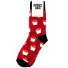 French Fries Pattern Funny Food Mens Cotton Socks
