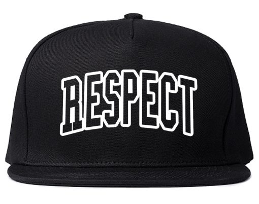 Respect Outline Mens Snapback Hat
