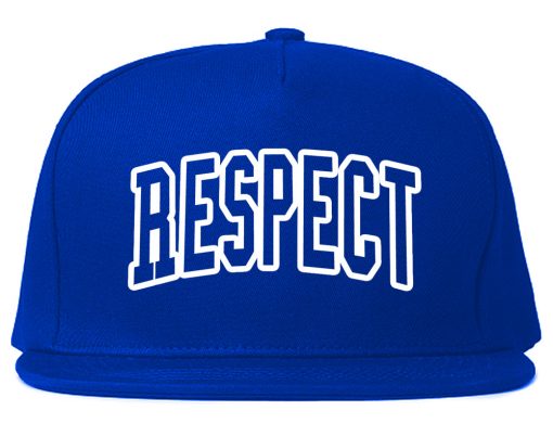 Respect Outline Mens Snapback Hat - Image 5