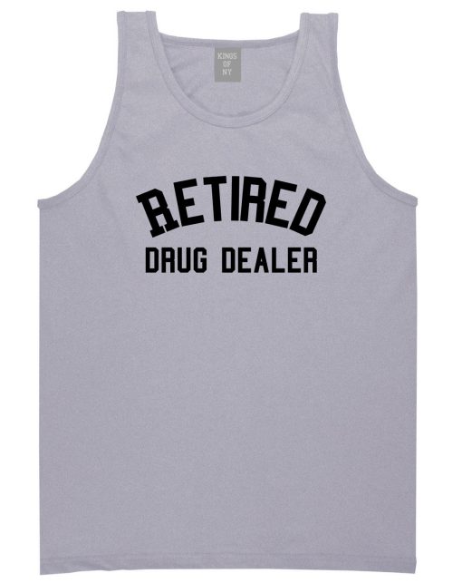 Retired Drug Dealer Mens Tank Top Shirt - Image 3