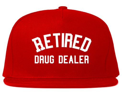 Retired Drug Dealer Mens Snapback Hat - Image 4