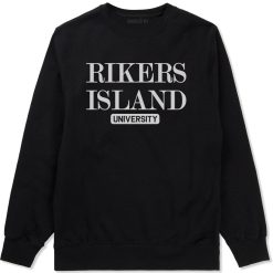Rikers Island University Mens Crewneck Sweatshirt