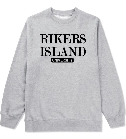 Rikers Island University Mens Crewneck Sweatshirt - Image 3