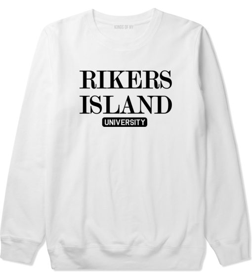 Rikers Island University Mens Crewneck Sweatshirt - Image 2