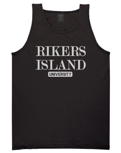 Rikers Island University Mens Tank Top T-Shirt