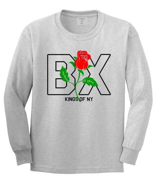 Rose BX The Bronx Kings Of NY Mens Long Sleeve T-Shirt - Image 3