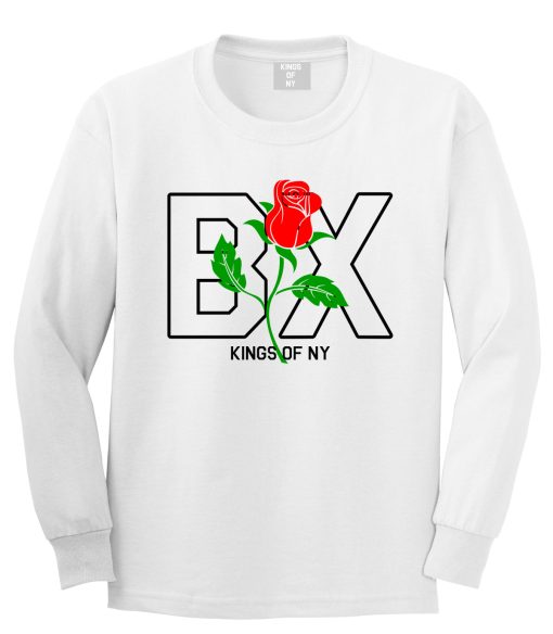 Rose BX The Bronx Kings Of NY Mens Long Sleeve T-Shirt - Image 2