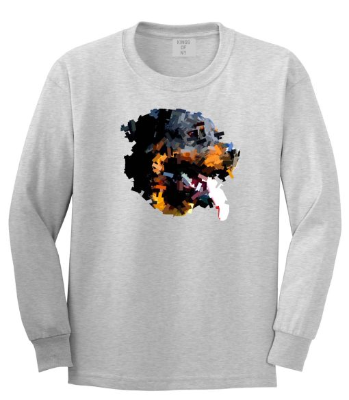 Rottweiler Artwork Dog Long Sleeve T-Shirt - Image 3