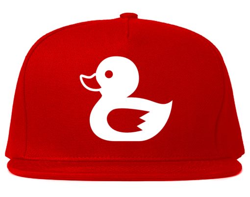 Rubber Duck Chest Mens Snapback Hat - Image 4