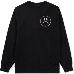Sad Face Chest Mens Crewneck Sweatshirt