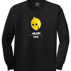 Sad Lemon Long Sleeve T-Shirt