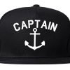 Sailing Captain Anchor Mens Snapback Hat
