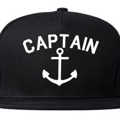 Sailing Captain Anchor Mens Snapback Hat