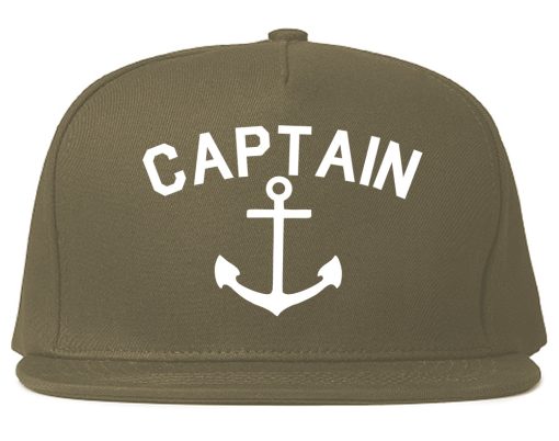 Sailing Captain Anchor Mens Snapback Hat - Image 3