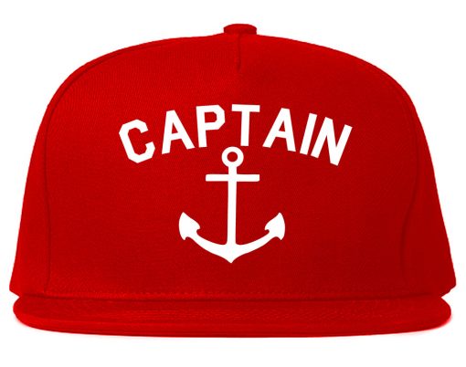 Sailing Captain Anchor Mens Snapback Hat - Image 4