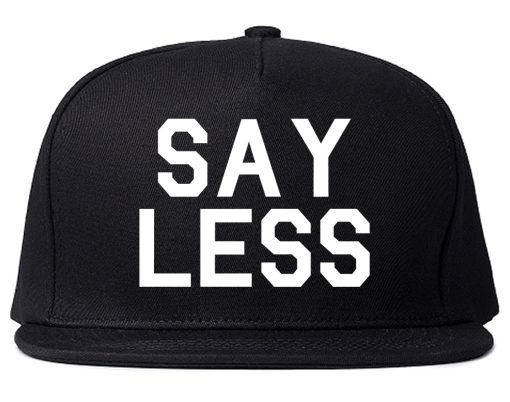 Say Less Mens Snapback Hat - Image 2
