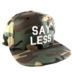 Say Less Mens Snapback Hat