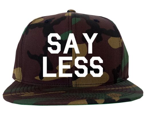 Say Less Mens Snapback Hat - Image 6