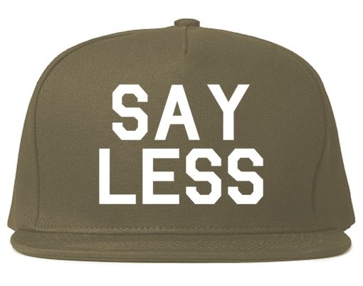 Say Less Mens Snapback Hat - Image 4