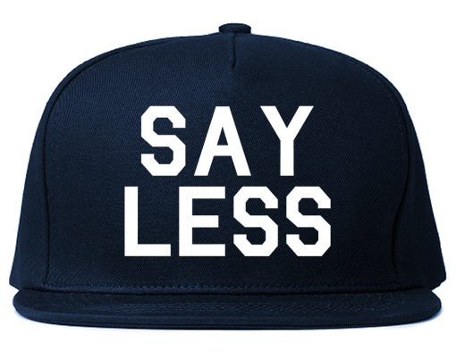 Say Less Mens Snapback Hat - Image 3