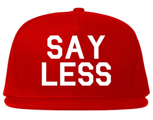 Say Less Mens Snapback Hat - Image 5