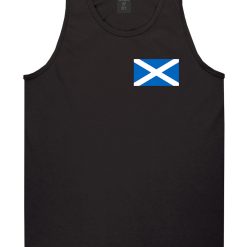 Scotland Flag Country Chest Mens Tank Top Shirt