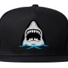 Shark Face Chest Mens Snapback Hat