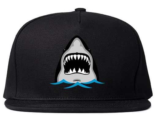 Shark Face Chest Mens Snapback Hat