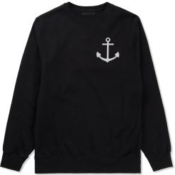 Ship Anchor Chest Mens Crewneck Sweatshirt