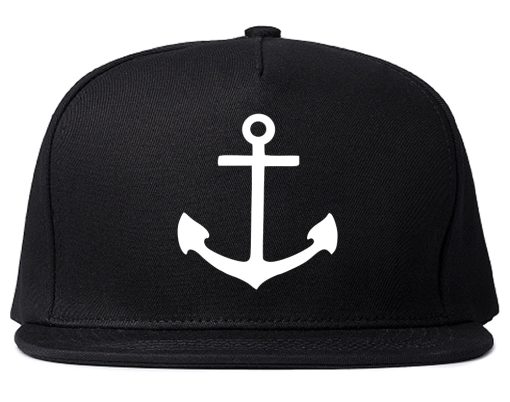 Ship Anchor Chest Mens Snapback Hat