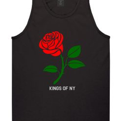 Single Red Rose Mens Tank Top Shirt